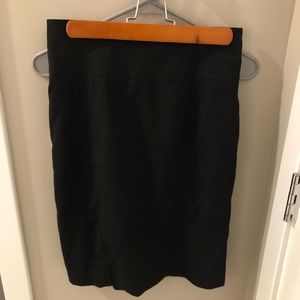 Black pencil skirt